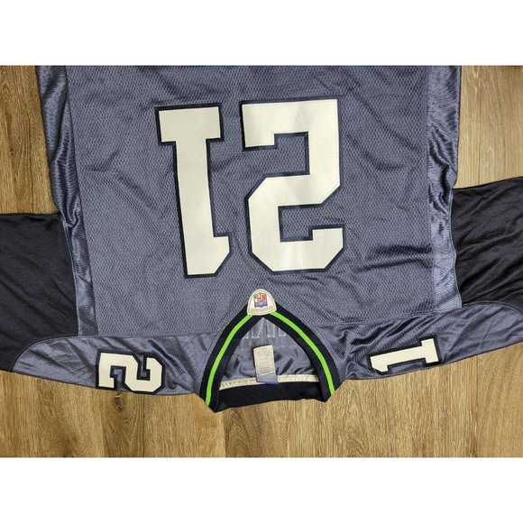 Reebok NFL Signed Autograph Seahawks Kelly Jennings #21 Men's Football Jersey - Picture 2 of 11